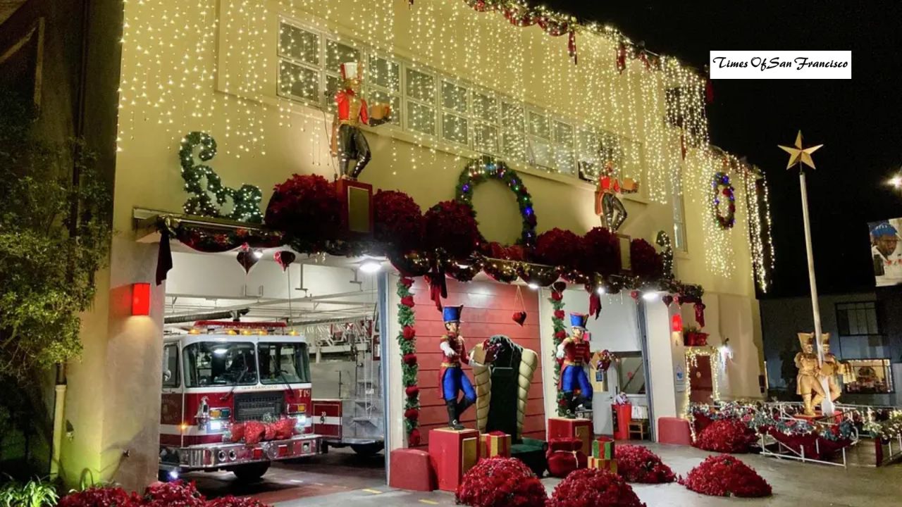 San Francisco Fire Stations Bring Back Holiday Magic With Snow and Decorations